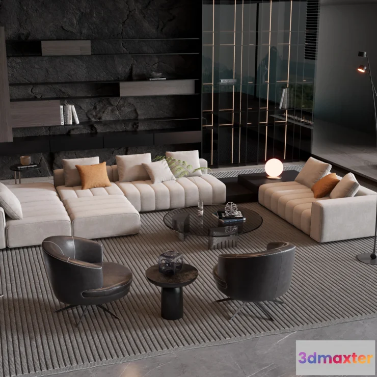 1224420 - LIVINGROOM - SOFA - LONG - 463