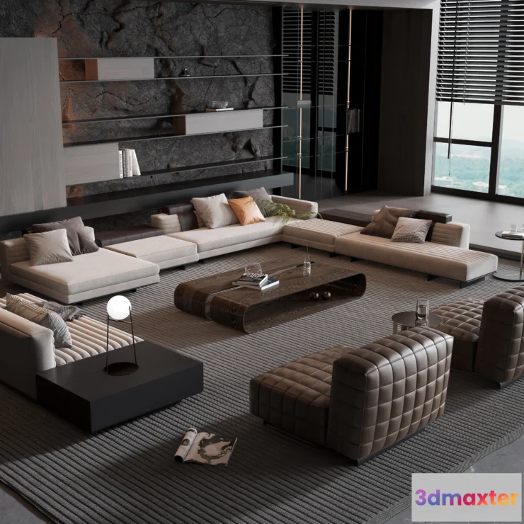 1224428 - LIVINGROOM - SOFA - LONG - 467