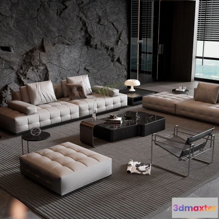 1224440 - LIVINGROOM - SOFA - LONG - 473