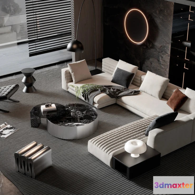 1224458 - LIVINGROOM - SOFA - LONG - 482