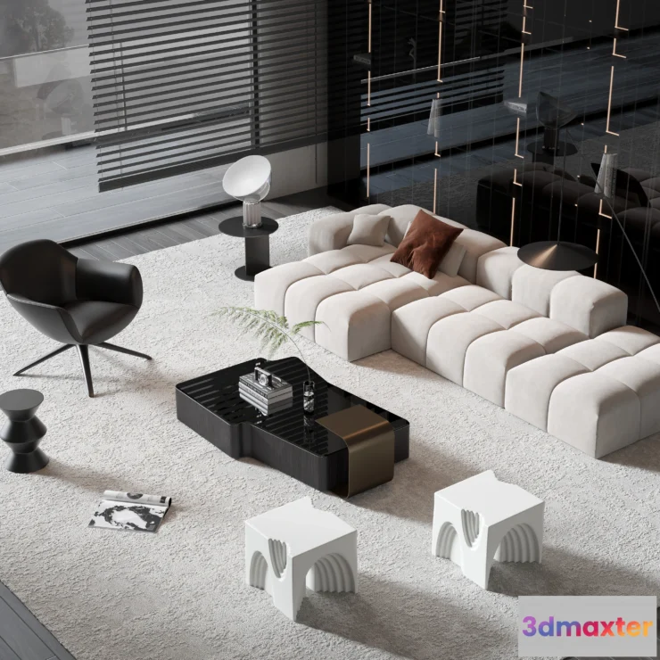 1224468 - LIVINGROOM - SOFA - LONG - 487