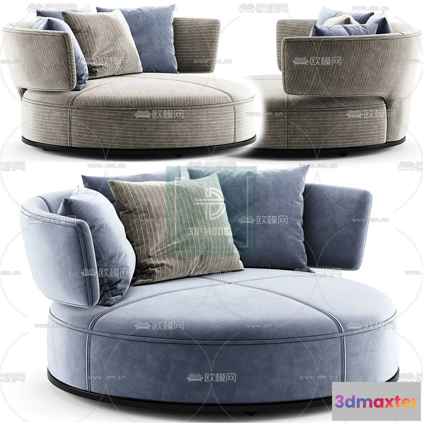 1262038 - Sofa 3D Models - Modern Style - 002