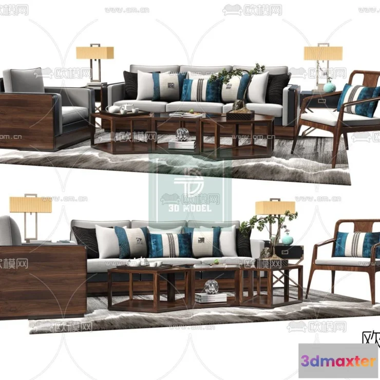 1262060 - Sofa 3D Models - Modern Style - 013