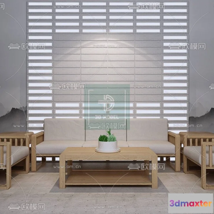 1262066 - Sofa 3D Models - Modern Style - 016