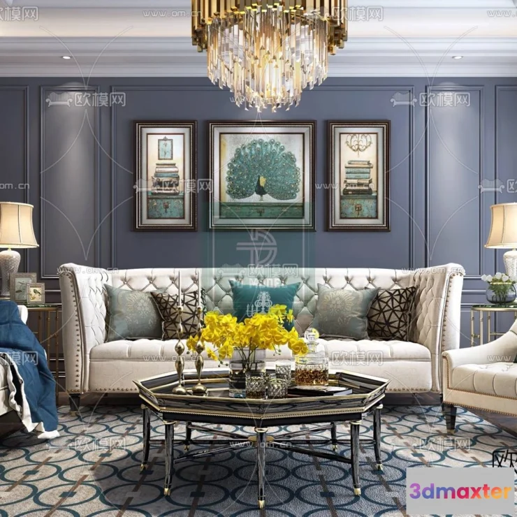 1262070 - Sofa 3D Models - Modern Style - 018