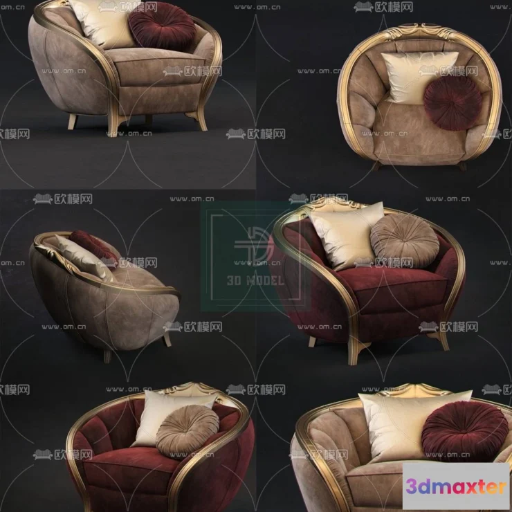 1262074 - Sofa 3D Models - Modern Style - 020
