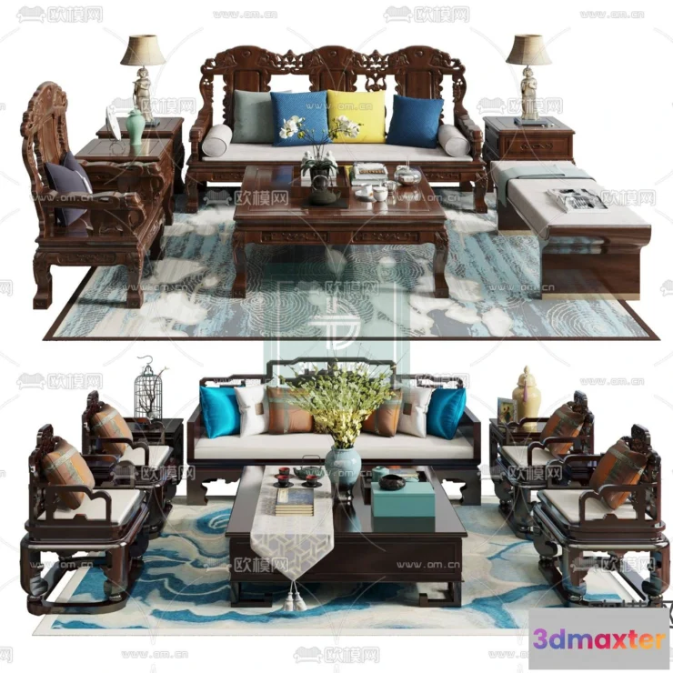 1262084 - Sofa 3D Models - Modern Style - 025