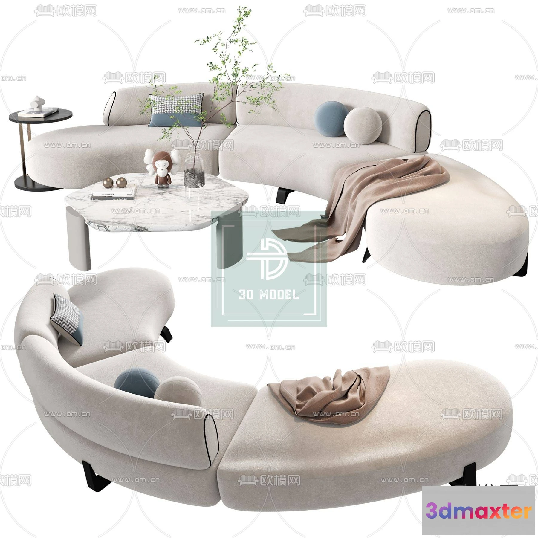 1262092 - Sofa 3D Models - Modern Style - 029