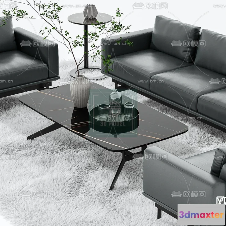 1262098 - Sofa 3D Models - Modern Style - 032