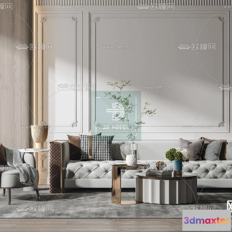 1262100 - Sofa 3D Models - Modern Style - 033