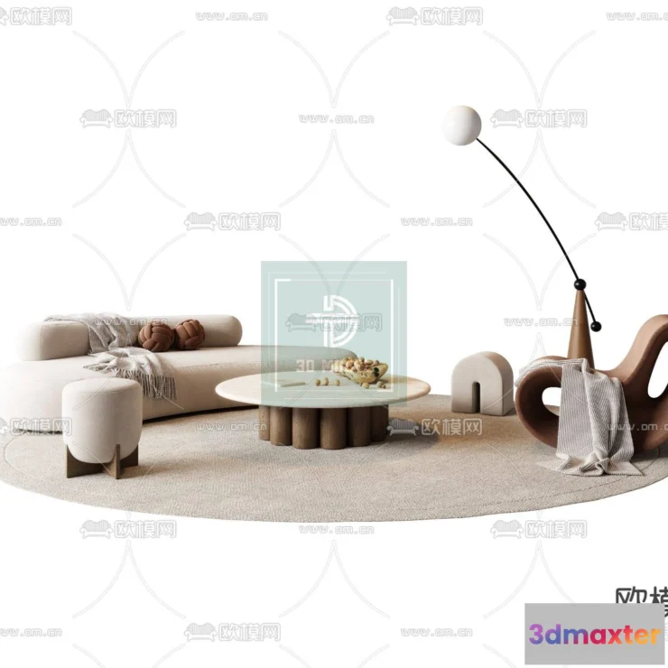 1262148 - Sofa 3D Models - Modern Style - 057