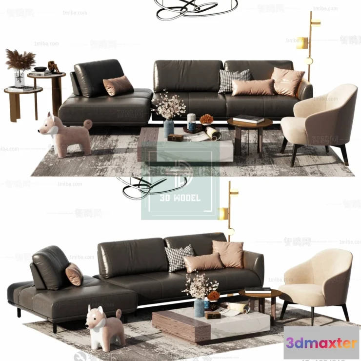 1262186 - Sofa 3D Models - Modern Style - 076