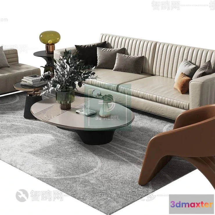1262196 - Sofa 3D Models - Modern Style - 081
