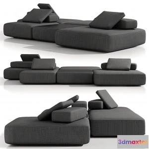 1264242 - Sofa - Furniture 3D Model - Download - 054