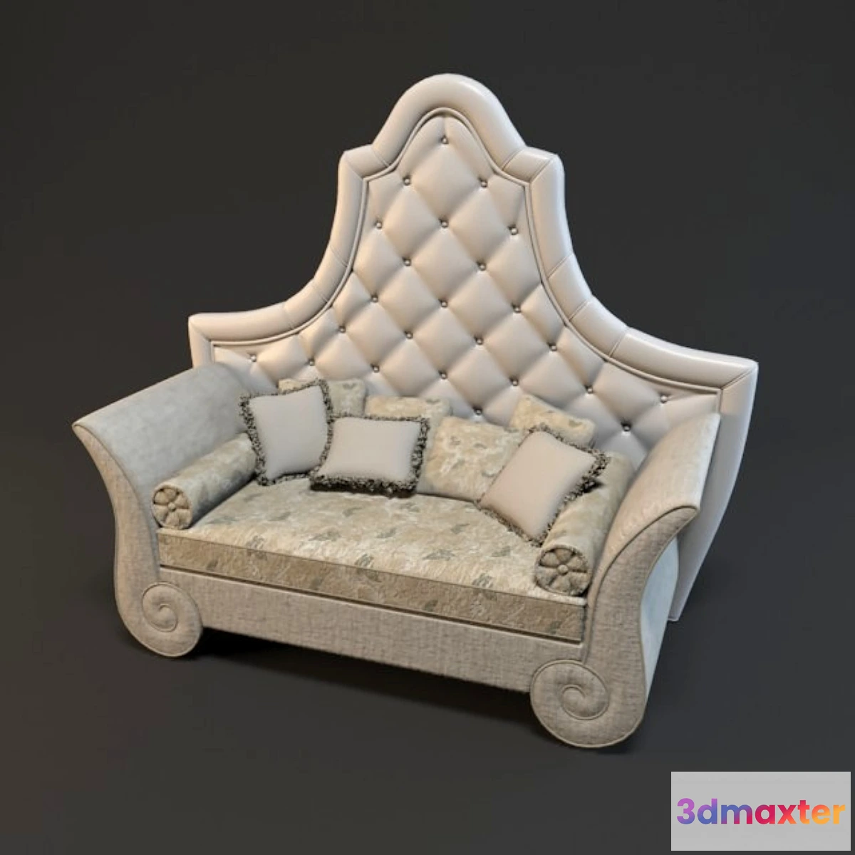 1267071 - Sofa and backrest Pigoli 3D Max