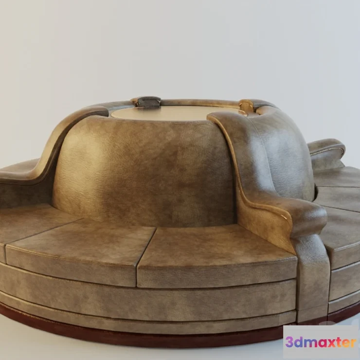 1267157 - Sofa round 3D Max