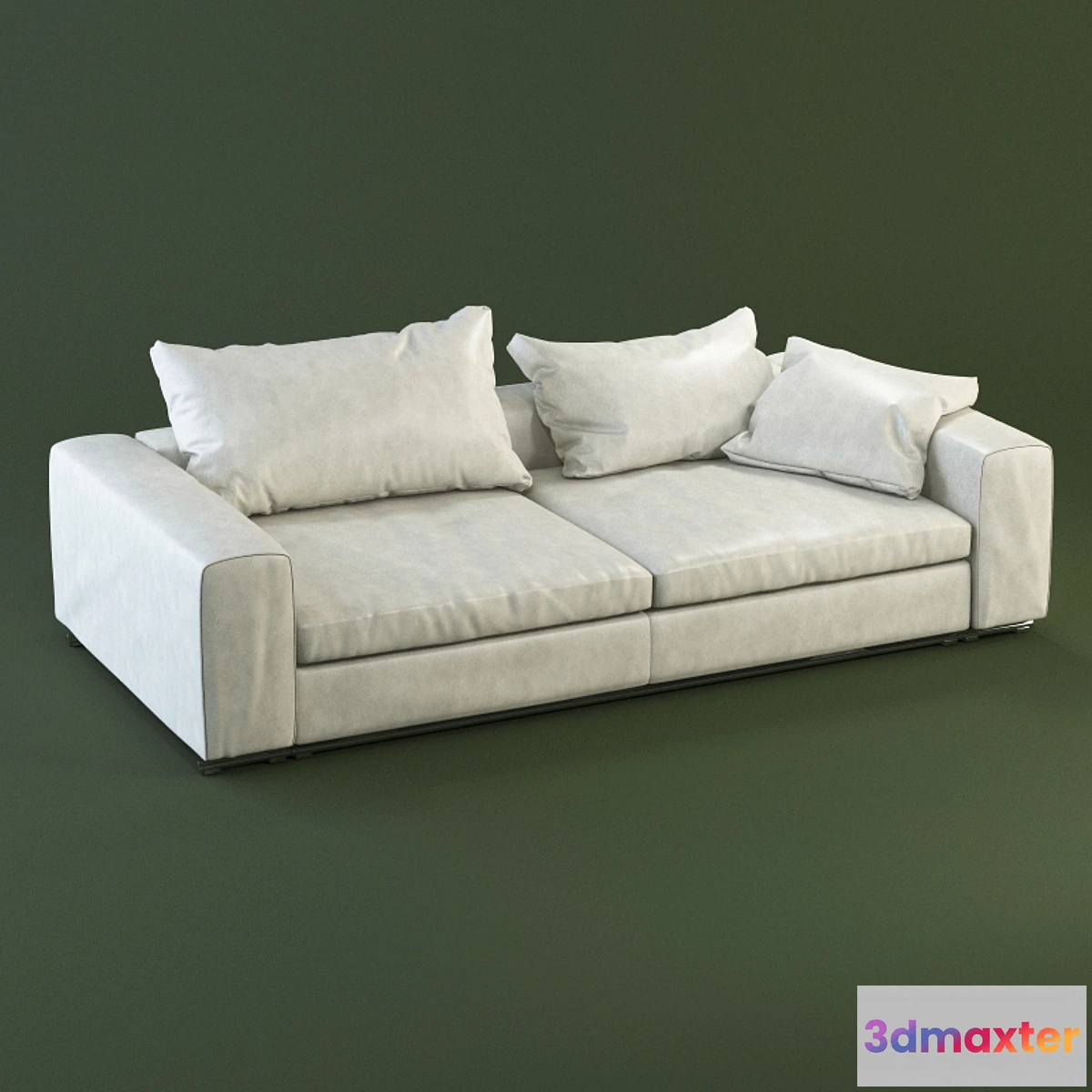 1268148 - FLEXFORM Groundpiece sofa 2-seater 3D Max