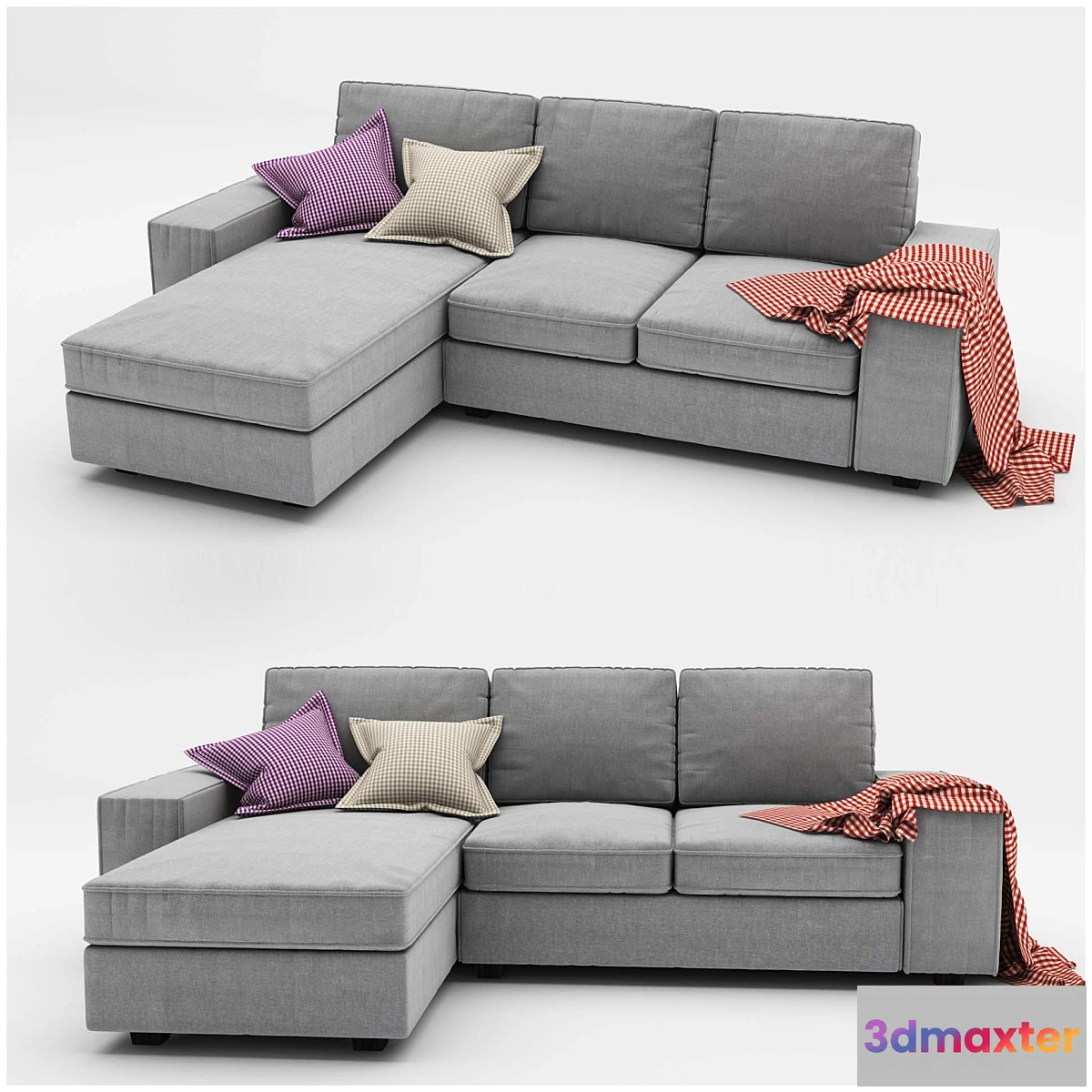 1268931 - KIVIK IKEA 3 3D Max