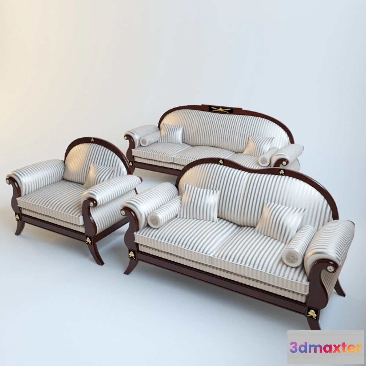 1270011 - Sofa and armchair 3D Max