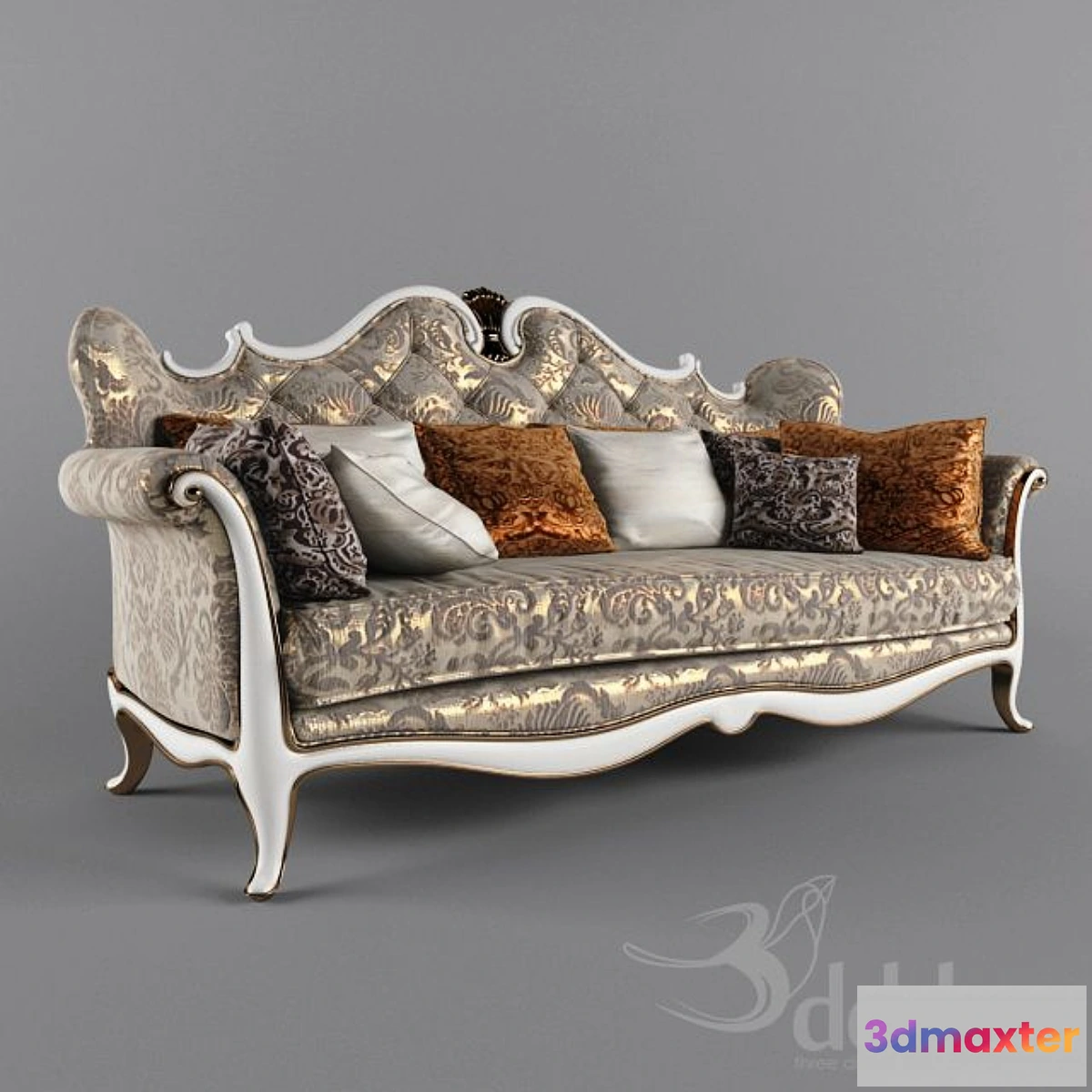 1270143 - New Classic Sofa 3D Max