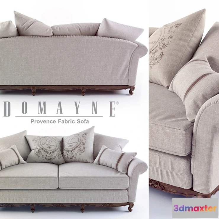 1270289 - Provence Fabric Sofa 3D Max