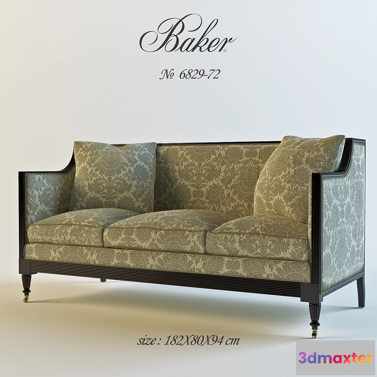 1270313 - BAKER GUINNESS SETTEE - No.2 3D Max