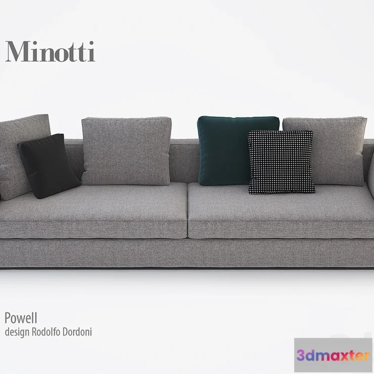 1270513 - minotti powell - No.2 3D Max