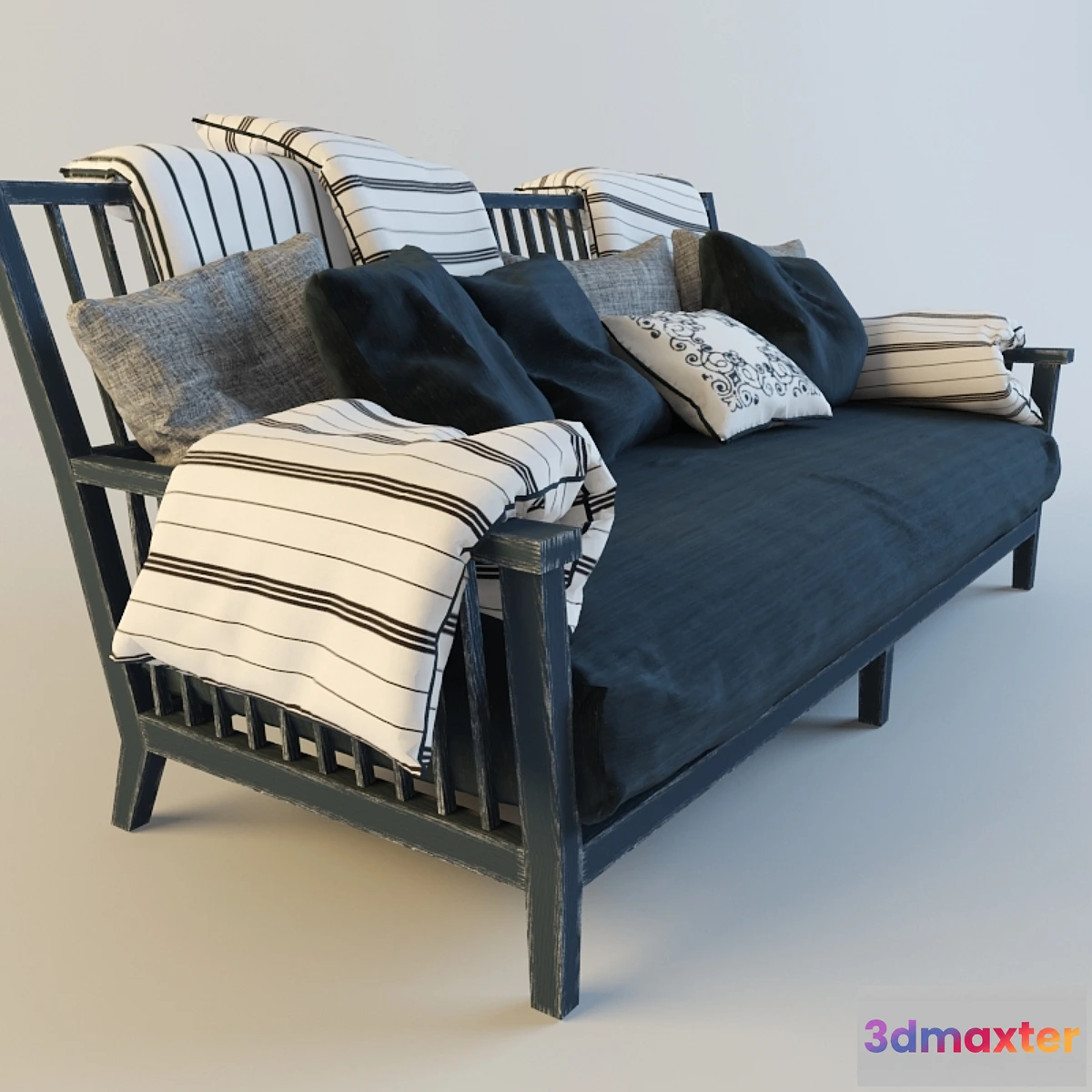 1271923 - sofa with cushions 3D Max