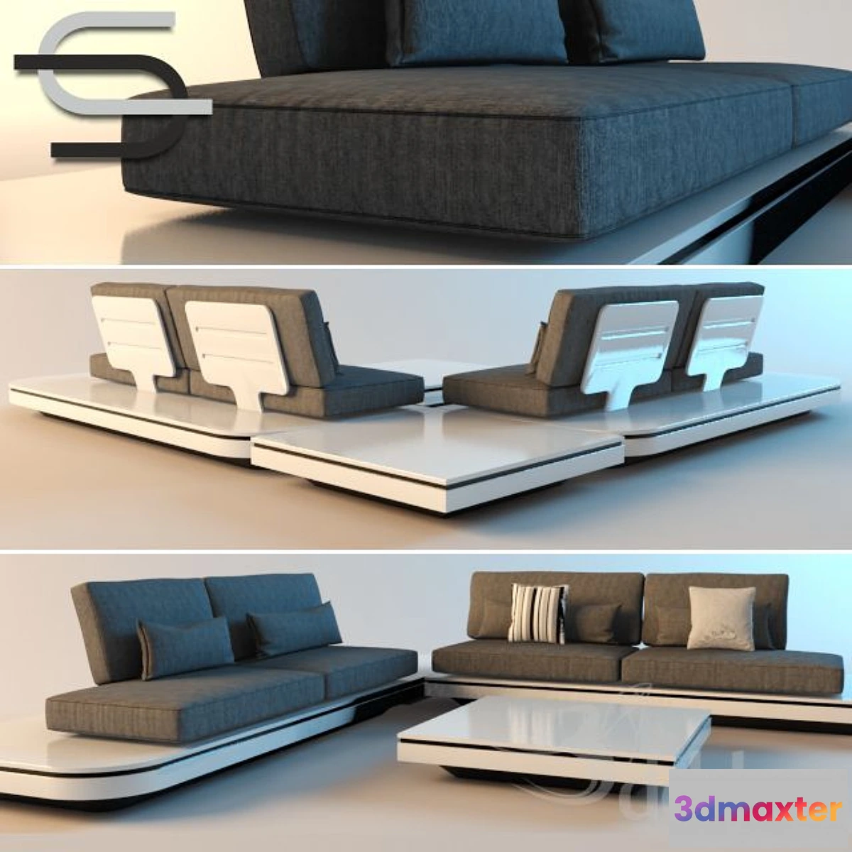 1273120 - chillout outdoor sofa 3D Max