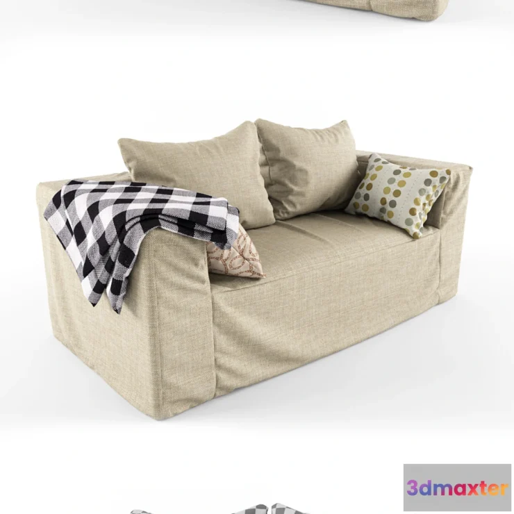 1274358 - covered sofa 3D Max