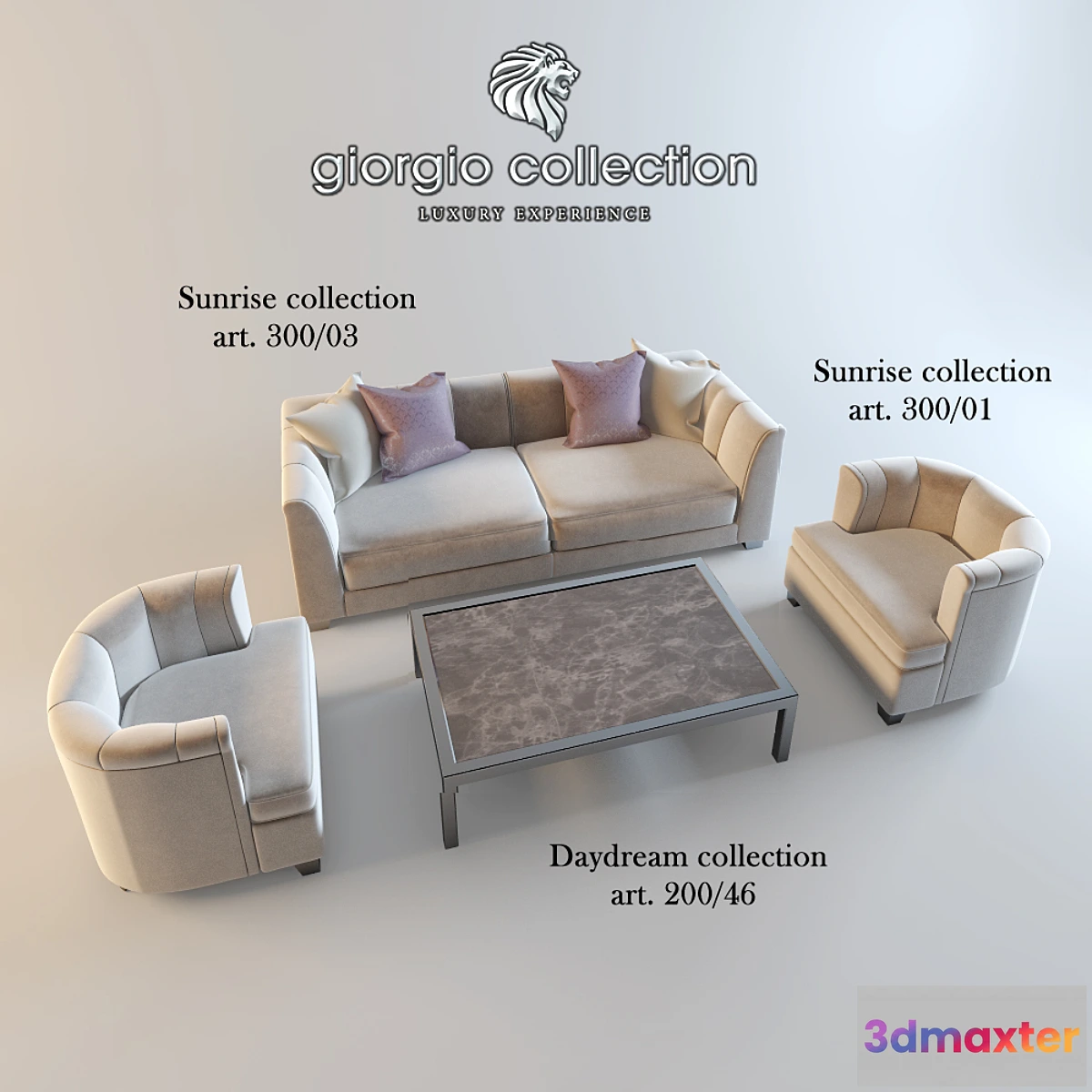 1275850 - Giorgio Collection Sunrise & Daydream 3D Max