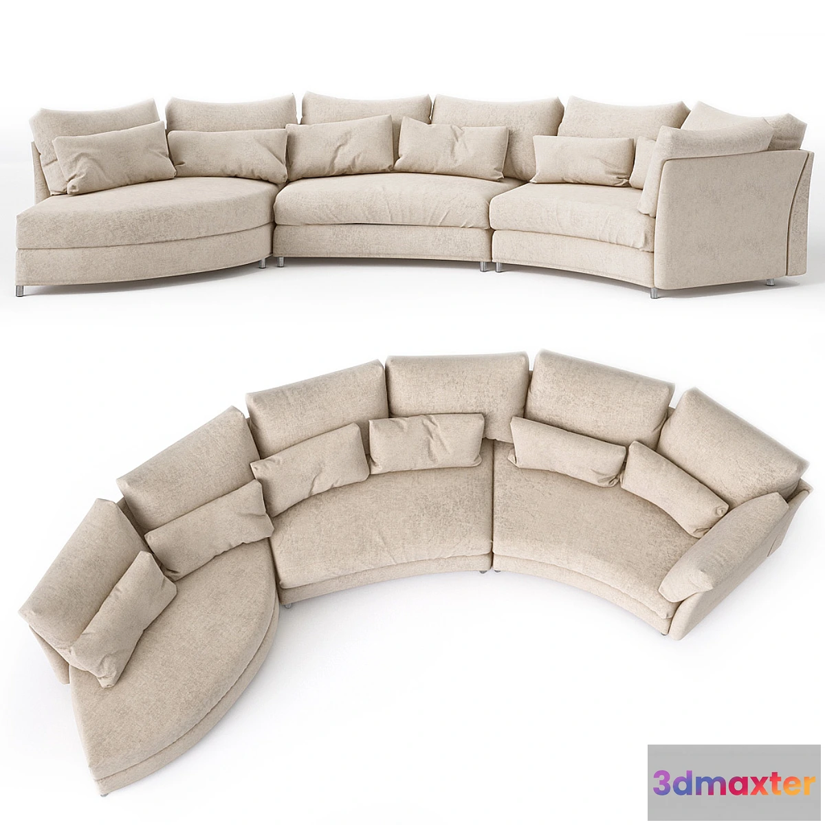 1276096 - Sofa Bruhl 3D Max