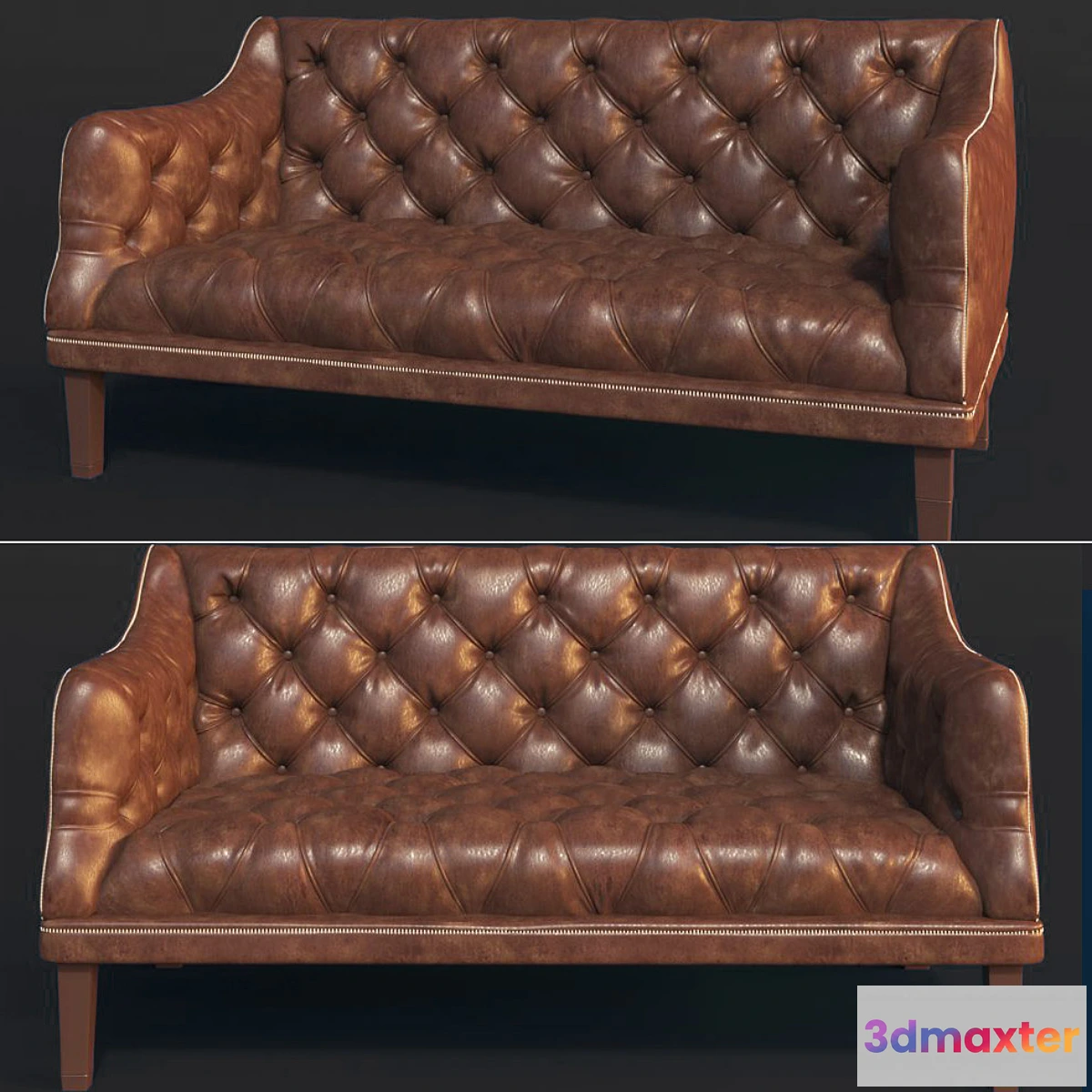 1276098 - Sofa with buttons 3D Max