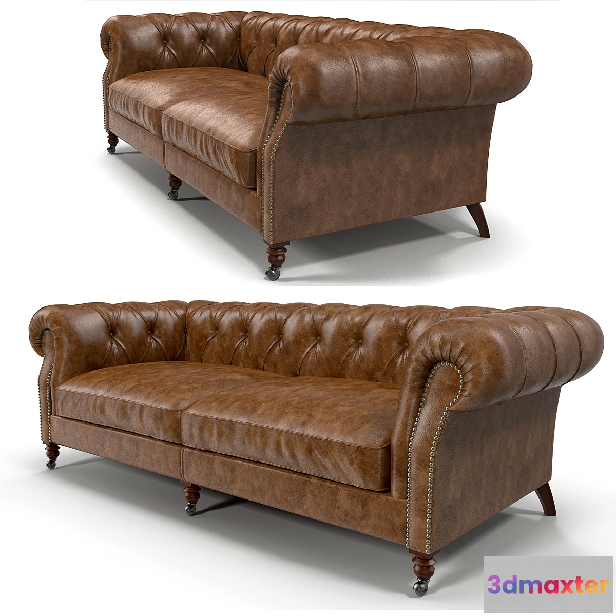 1276376 - Eichholtz Club Sofa The Athenaeum 3D Max