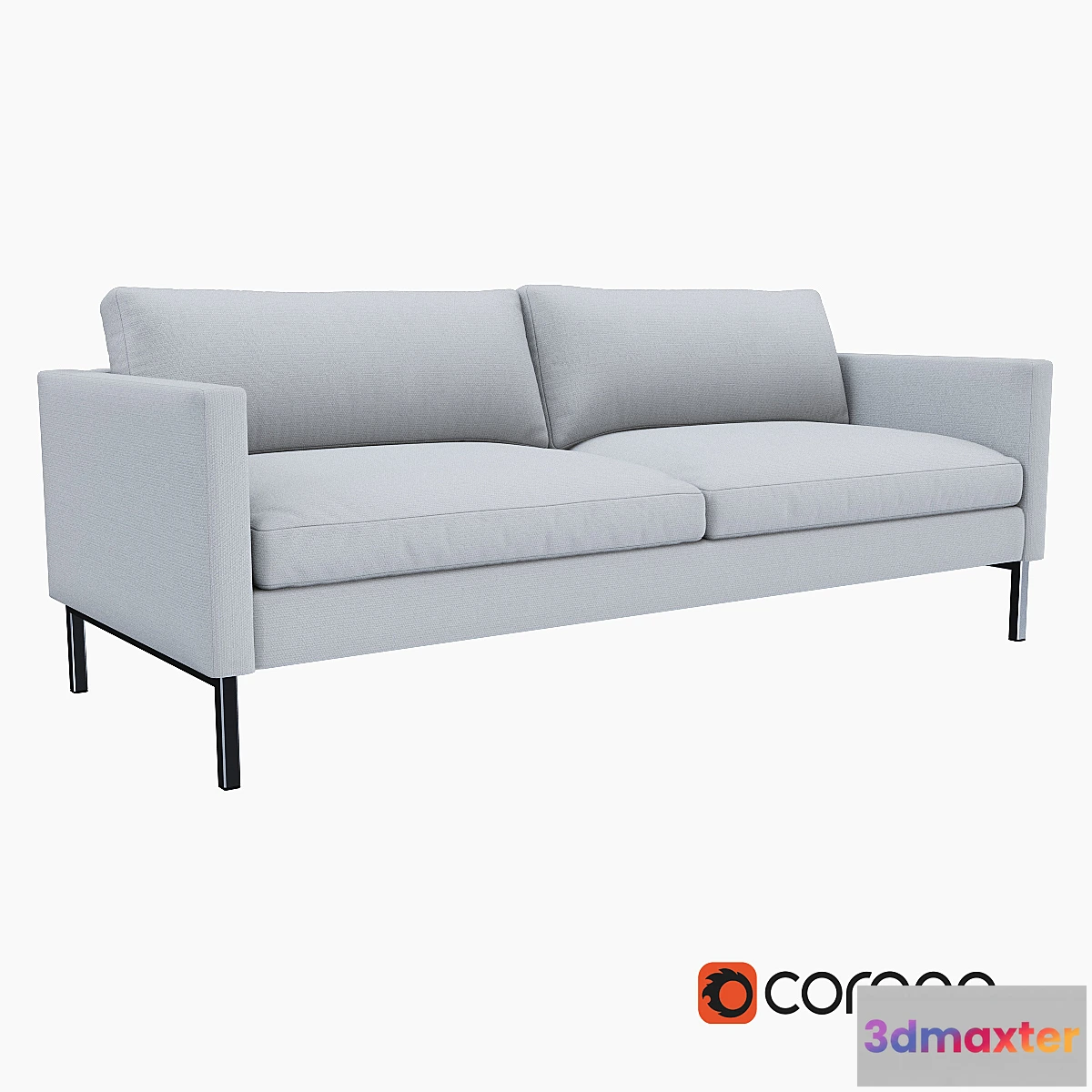 1278902 - West Elm High Line Upholstered Sofa 3D Max