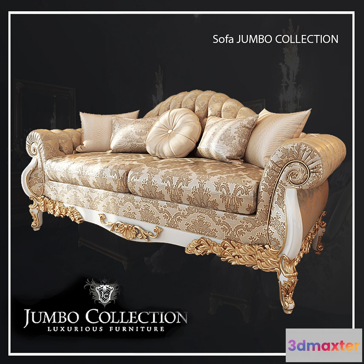 1278944 - Sofa JUMBO COLLECTION 3D Max