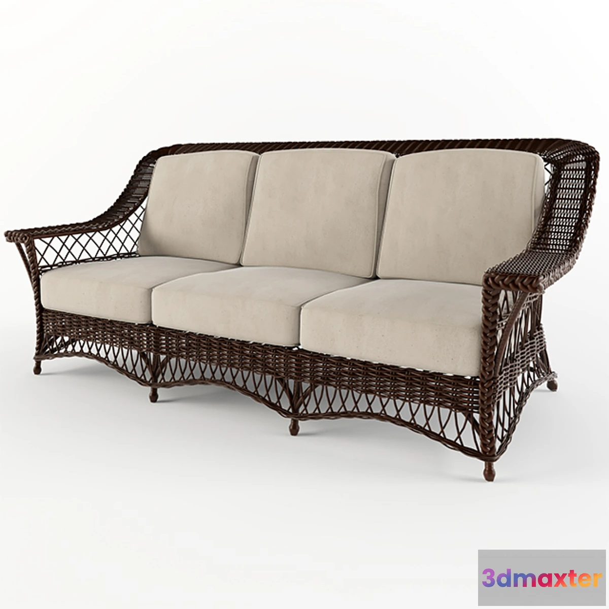 1279776 - Wicker Sofa 3D Max