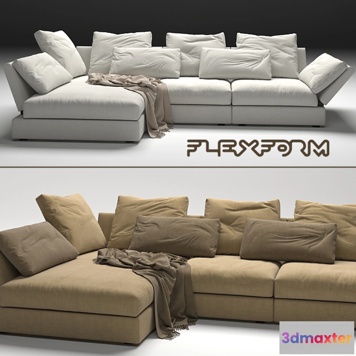 1280778 - Flexform Sunny Sofa - No.2 3D Max