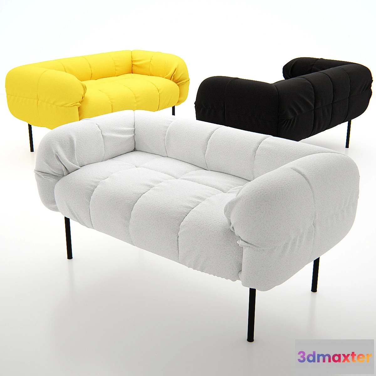 1281398 - Arflex _ PECORELLE sofa 3D Max