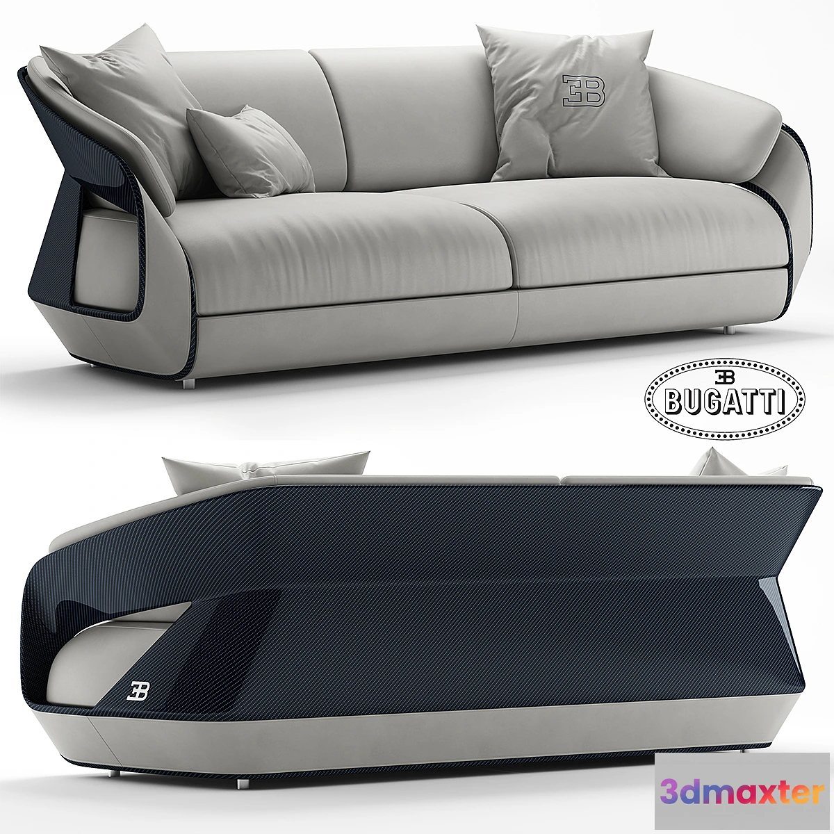 1281742 - Sofa Bugatti Home Royale Sofa - No.2 3D Max