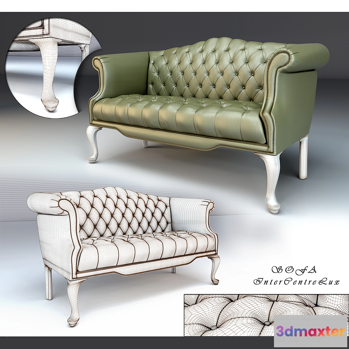 1283054 - Sofa Inter Centre Lux 3D Max