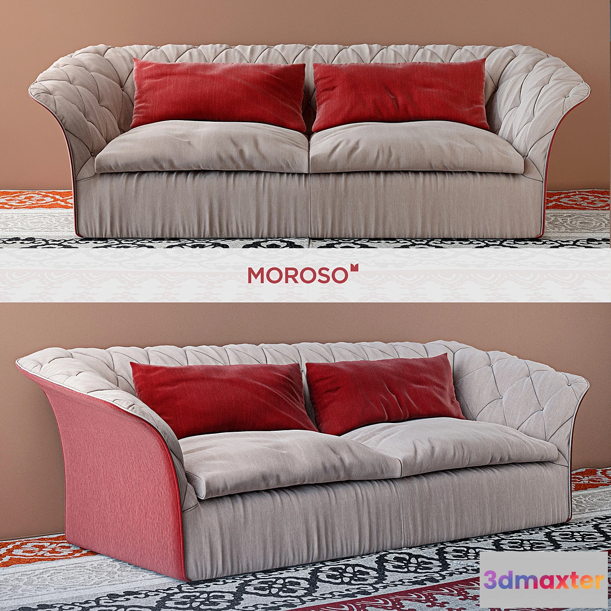 1283984 - MOROSO Bohemian sofa bed - No.2 3D Max