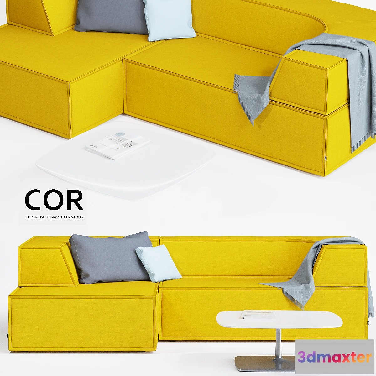1284482 - COR Trio Sofa 3D Max
