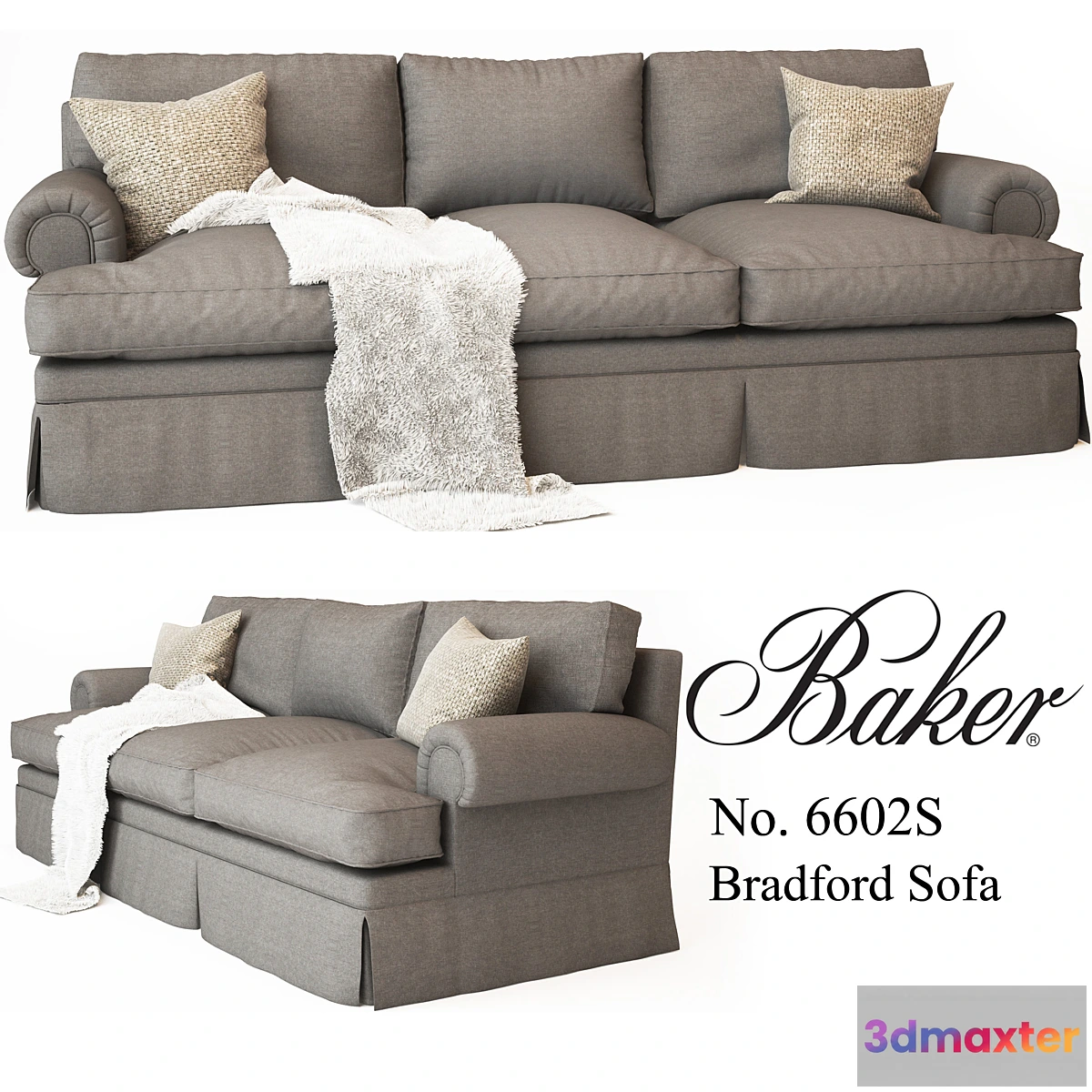 1286020 - Baker_No. 6602S BRADFORD SOFA 3D Max