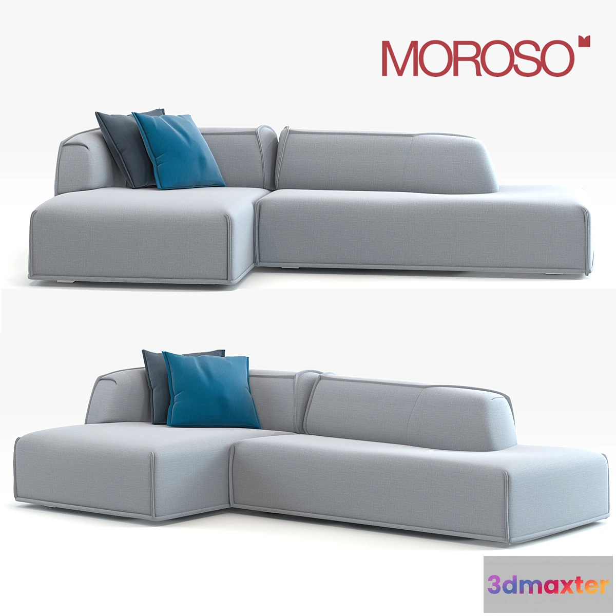 1287388 - Sofa Couch Massas Moroso 3D Max