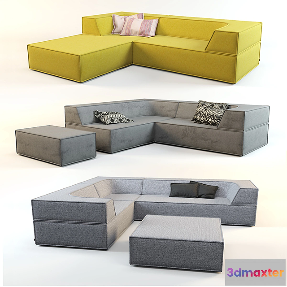 1287520 - Sofa COR Trio 3D Max