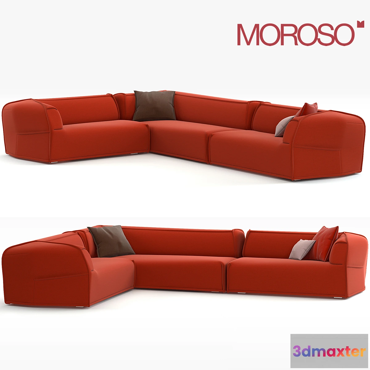 1288034 - Corner sofa Moroso Massas 3D Max