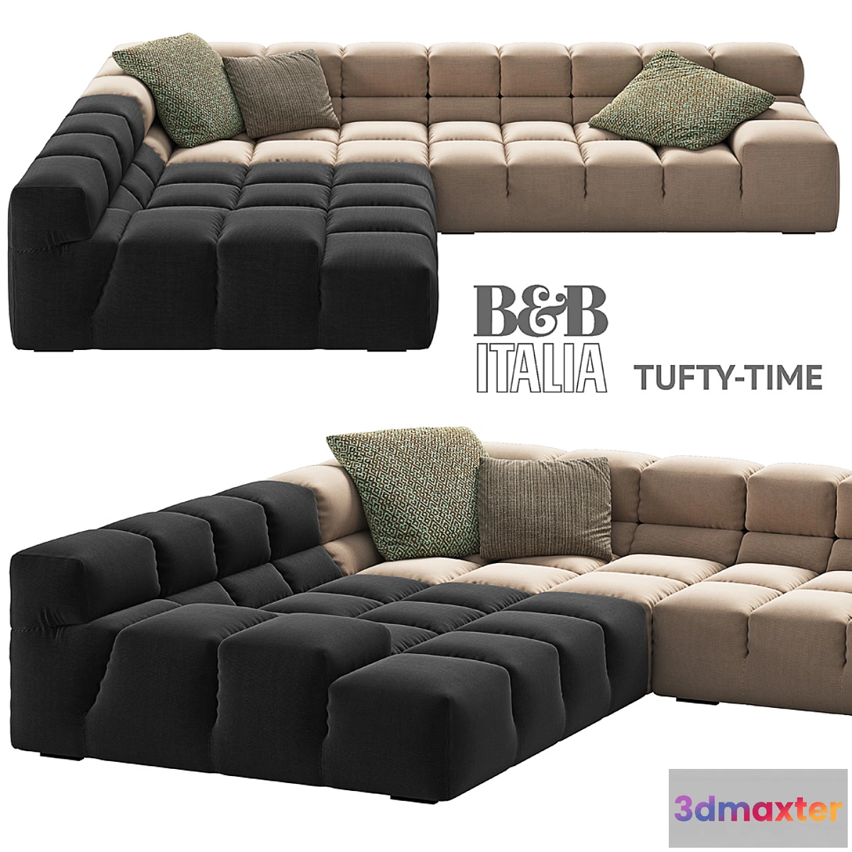 1288684 - B & B Italia TUFTY-TIME 2 3D Max