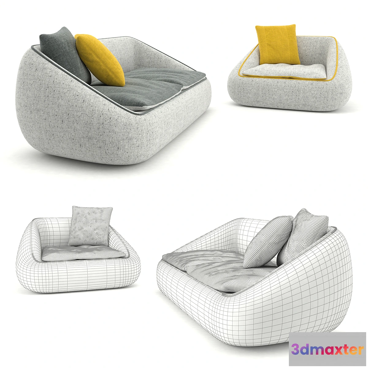 1289536 - Sofa (Bamboo Sofa Bamboo Chair) Design by Alf DaFre. 3D Max