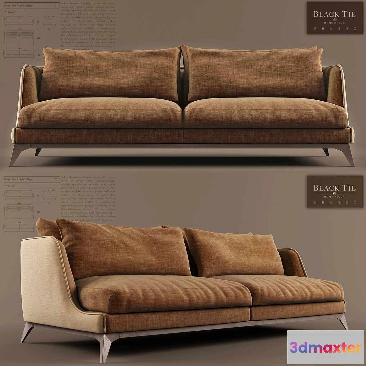 1289946 - Brando sofa by Black Tie 3D Max